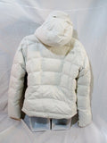 Womens THE NORTH FACE 600 Series DOWN JACKET Coat Puffer WHITE M FULL ZIP