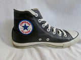 CONVERSE ALL STAR Hi-Top LEATHER Sneaker Trainer Athletic Shoe CHUCKS BLACK M6 / W8