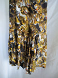 NWT NEW GUCCI TIGER Dress + Scarf 40 4 GOLD BLACK Set ITALY Animal Jungle Print