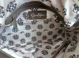 JESSICA SIMPSON Vegan Handbag Tote Shoulder Bag BROWN PINK Briefcase