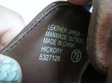 NEW Womens GELRON 2000 EARTH SHOE Leather HICKORY BROWN MOC 7.5 Clog