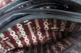 TIGNANELLO Leather Shoulder Bag Crossbody Purse Handbag Wallet BLACK