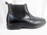 Mens GIORGIO BRUTINI Leather Ankle Boots Shoes Booties BLACK 11.5W