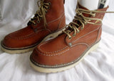 STALLION ROMANIA Leather HIKING Work Boots BROWN NUBUCK Men 5.5 Womens 7.5