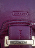 COACH F25206 TAYLOR Shoulder Bag Crossbody Purse Burgundy RED M