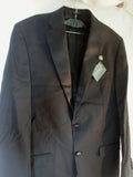 NEW RALPH LAUREN Tuxedo Blazer Jacket Suit 41L BLACK Formal Wedding NWT Mens