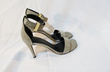 NEW CELINE PARIS Strappy Open Sandal Suede ITALY Shoe 36 6 Light KHAKI GRAY Womens