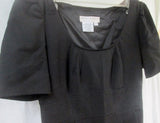 WOMENS MAGGY LONDON PETITES Mini Dress 4P BLACK Short Sleeve
