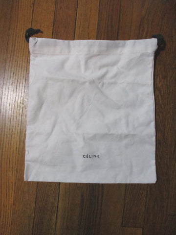 15” CELINE Dust Bag Dustbag Drawstring Cover Travel Storage