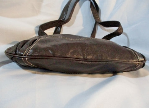 VTG Stone Mountain Black Leather Purse/crossbody Bag 