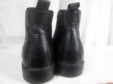 Mens GIORGIO BRUTINI Leather Ankle Boots Shoes Booties BLACK 11.5W