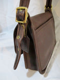 Vintage Coach Rambler Legacy 9061 Brown Crossbody Flap Leather Bag