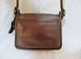 Vintage Coach Rambler Legacy 9061 Brown Crossbody Flap Leather Bag
