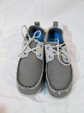 NEW Mens CROCS 15366 WALU CANVAS DECK Shoe BOAT GRAY 11 / 13
