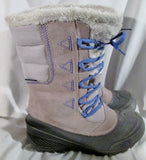 Girls THE NORTH FACE HEATSEEKER Sherpa Insulated Waterproof Rain Snow Boots 6 BEIGE