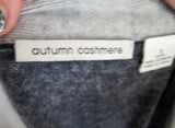 NEW Womens AUTUMN CASHMERE Jacket Coat Cardigan Sweater S NAVY BLUE Button Up