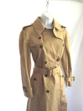 NEW NWT SAINT LAURENT PARIS YSL GABERDINE trench jacket coat 36 BROWN