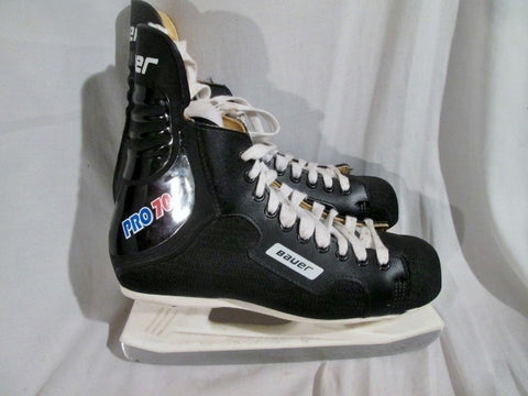 Mens BAUER Canada PRO 70 Ice Hockey Skates BLACK 9 DD / E Winter Sport
