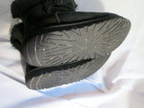 Kids Girls UGG AUSTRALIA 5991Y BAILEY BUTTON Suede Winter BOOTS Shoe BLACK 5 Snow