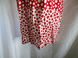 NWT NEW LOUIS VUITTON DOTS YAYOI KUSAMA Silk Dress 36 4 RED WHITE