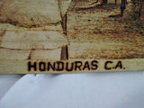Handmade 24" LINZE HONDURAS Carved CHILD Wood TRAY Platter Original Art Display