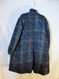 NEW SACAI  PLAID TARTAN jacket coat 1 NWT GREEN BLUE NAVY NWT Womens