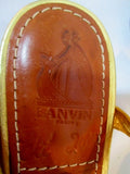 Womens LANVIN ETE 2010 GOLD ROPE SANDAL Flat Shoe 38 / 7.5 Slip-on
