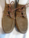 NEW Womens MARC JOSEPH BROADWAY Suede Driving Ankle Boot Moccasin BROWN 7 Booties
