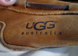 Womens UGG AUSTRALIA DAKOTA Uggs 5131 Suede Leather Moc 7 BROWN Shearling