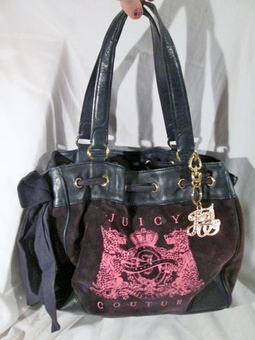 New Brown Juicy Couture Purse Shoulder Bag Satchel MSRP $79 Chestnut Chino  | eBay