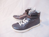 NEW PIERRE HARDY NAPPA ANTHRACITE Sneaker Shoe 36 6 PEWTER GRAY TRAINER Sport Womens