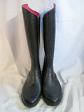 Womens Ladies CAPELLI Wellies Rain Duck Boots Gumboots Shoes BLACK 7 Puddle Jumpers