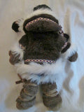 13" Alaskan Friends Arctic Circle Plush Eskimo Native ALASKA Girl Doll Toy Tribal