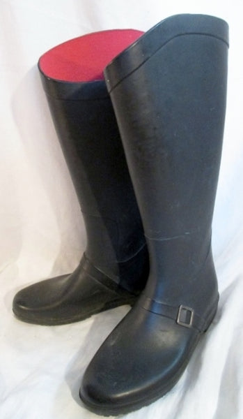 Womens Ladies CAPELLI Wellies Rain Duck Boots Gumboots Shoes BLACK 7 P ...