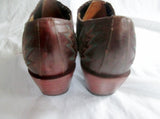Womens LEDDY VAQUERO 2539 Western Cowboy Cutout Ankle BOOTS Shoes 8 BROWN