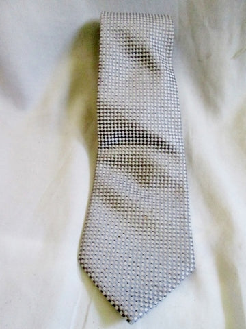DONALD J. TRUMP SIGNATURE COLLECTION 100% Silk NECK TIE Necktie Handmade SILVER PRESIDENT