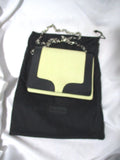 DRIES VAN NOTEN Bag Leather Box Crossbody Purse Convertible Clutch BLACK CREME