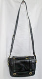 LAND COLUMBIA Leather Handbag Shoulder Bag Satchel Briefcase BLACK M OLDE ENGLISH