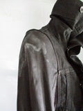NWT NEW RICK OWENS DRKSHDW DENIM Jacket Coat 42 S BLACK Womens