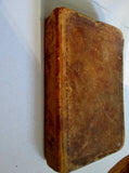 Antique 1812 New Testament of Our Lord and Saviour Jesus Christ Leather Book BROWN Bible