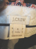 Set J. CREW Cafe Capri Cropped Pants 4 4P Polka Dot Paisley Floral