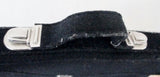 D. LACILLA PARIS Wool Briefcase Bag Document Portfolio Case L BLACK LAULLA