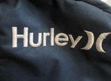 HURLEY Canvas Vegan BACKPACK Shoulder Rucksack Travel BAG BLUE WHITE Vegan
