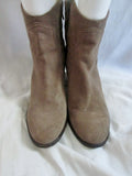 Womens BCBGeneration SANTINA Suede Ankle BOOTS Booties BROWN 8.5 Cowboy Western