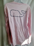 Womens VINEYARD VINES Long Sleeve T- Tee Shirt S PINK Whale Preppie