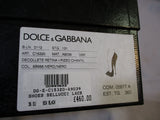 NEW NWT DOLCE & GABBANA BELLUCCI LACE High Heel Stiletto Pump Shoe 36 BLACK