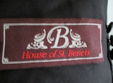 NEW HOUSE OF ST. BENETS Tuxedo Sport Jacket Blazer Suit Pant 44L 38W BLACK Formal Wedding