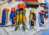 NERF LOT Accessory Blaster Toy Outdoor Fun Play Party Game BUNDLE