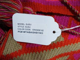 NEW NWT WAYUU TAYA Kilim Serape Blanket Ethnic Tapestry Bag RED PURPLE