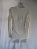 WINTERSILKS Base Layer Top Pure Silk CREME WHITE S Shirt Womens